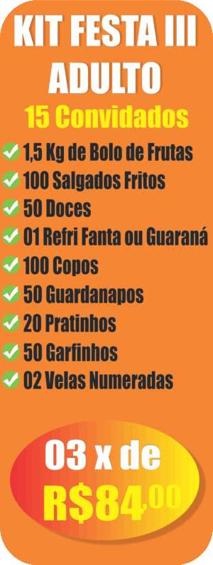 KIT FESTA III KIT FESTA III