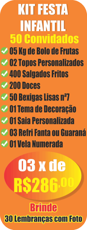 KIT FESTA infantil KIT FESTA infantil